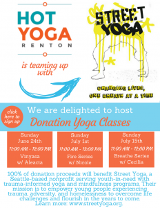 Street Yoga Donation Class